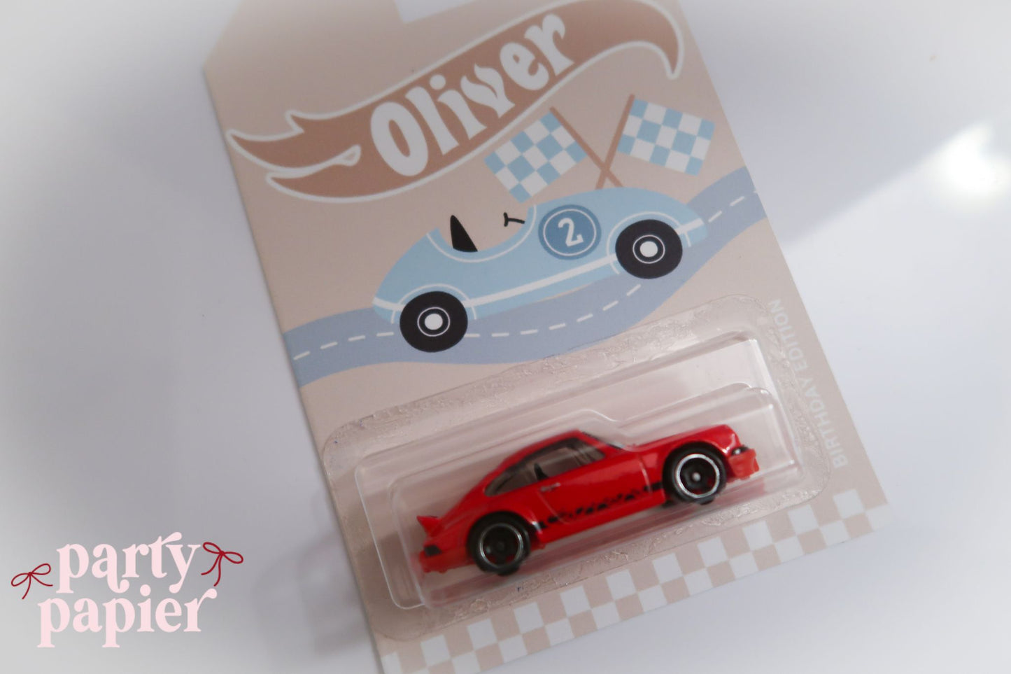 Custom Hot Wheels Party Favor |