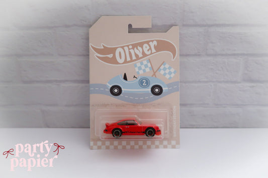 Custom Hot Wheels Party Favor |